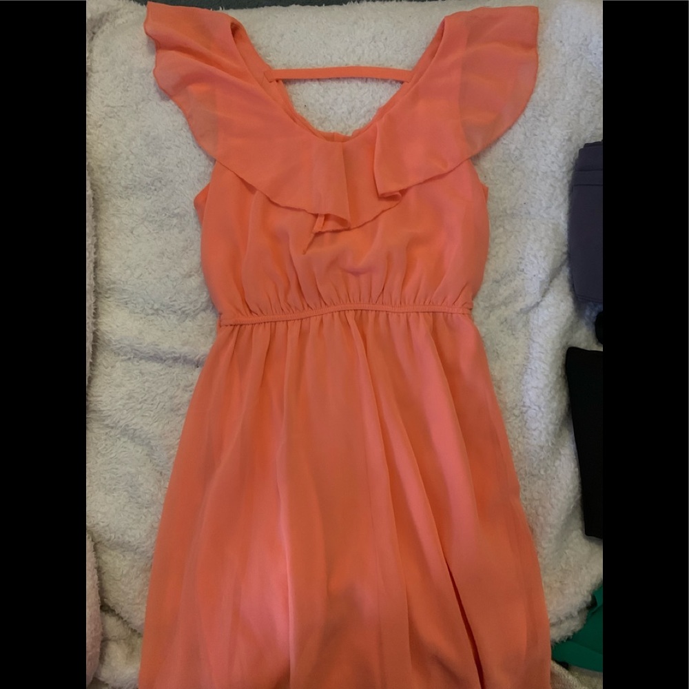 Orangish dress from Rue21.